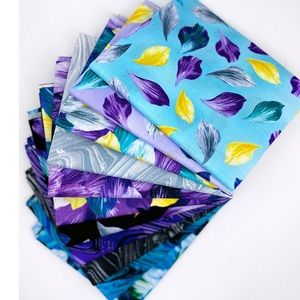 Petal Paradise cotton fat quarter bundle Benartex fabric
